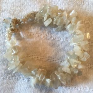 White stone boho chic bracelet